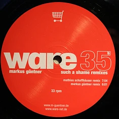 Markus Guentner - Such A Shame Remixes