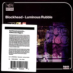 Blockhead - Luminous Rubble Black Vinyl Edition