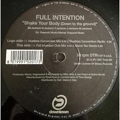 Full Intention - Shake Your Body (Down To The Ground)