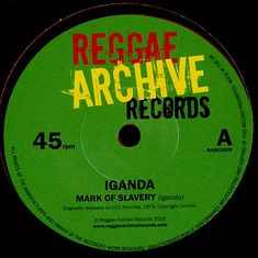Iganda - Mark Of Slavery Slow Down Red Vinyl Edition