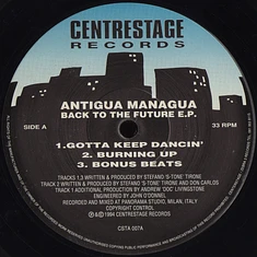 Antigua Managua - Back To The Future E.P.