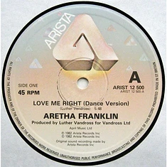 Aretha Franklin - Love Me Right (Dance Version)
