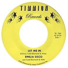 Cold Diamond & Mink & Emilia Sisco - Let Me In Opaque Yellow Vinyl Edition