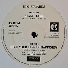 Kim Edwards - Stand Tall / Live Your Life In Happiness