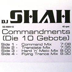 DJ Shah - Commandments (Die 10 Gebote)