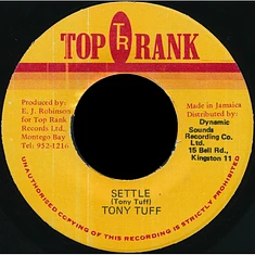 Tony Tuff - Settle