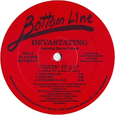 Devastating Featuring Donna Comma - Givin' It 2 U