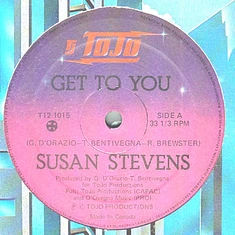 Susan Stevens - Get To You