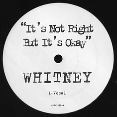 Whitney Houston - It's Not Right But It's Okay