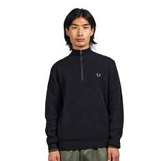 Fred Perry - Waffle Stitch Half Zip Jumper