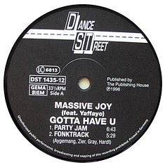 Massive Joy Feat. Yaffayo - Gotta Have U