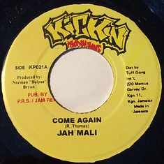 Jahmali / Mikey General - Come Again / Only Jah