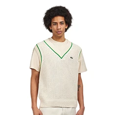 Lacoste - Crochet Effect Chunky Knit Vest