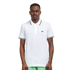 Lacoste - Stripe Collar Piqué Polo