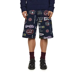 Arte Antwerp - Different Prints Denim Shorts