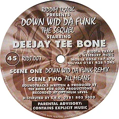 Teebone - Down Wid Da Funk (The Sequel)