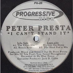 Peter Presta - I Can't Stand It