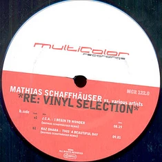 Mathias Schaffhäuser Vs. Various - RE: Vinyl Selection