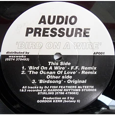 Audio Pressure - Bird On A Wire