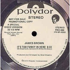 James Brown - It's Too Funky In Here