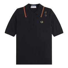 Fred Perry x Amy Winehouse Foundation - Metallic Tipped Knitted Shirt