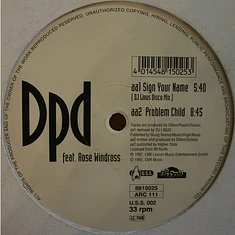 DPD - Sign Your Name