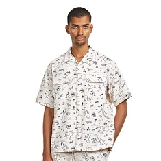 Pendleton - Open Collar Shirt Jacket SS Batik Floral