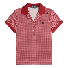 Fred Perry x Amy Winehouse Foundation - Gingham Print Polo Shirt