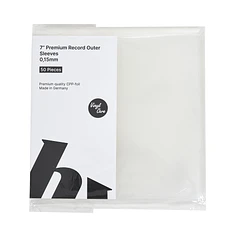 50x 7“ Premium Record Outer Sleeves - Außenhüllen (0,15mm / Made in Germany / CPP-Folie)