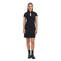 Fred Perry x Amy Winehouse Foundation - Printed Trim Pique Dress