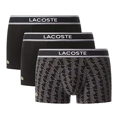 Lacoste - Monogram Print Trunks (Pack of 3)