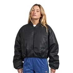 adidas - Pleather Bomber Synthetic Down Jacket