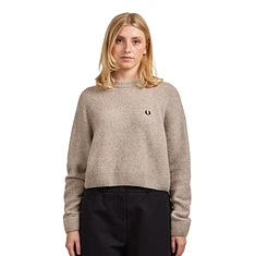 Fred Perry - Cropped Textured Jumper