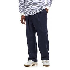 Beams Plus - 2 Pleats Relax Trousers Linen Cotton