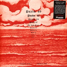Prince Far I - Psalms For I