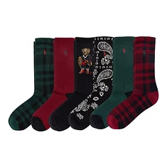 Polo Ralph Lauren - Northwest PS Crew Sock 6-Pack