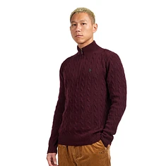Polo Ralph Lauren - Cable-Knit Wool-Cashmere Zip Sweater
