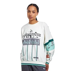 adidas - Originals Retro Sports Cricket-Inspired Crew Sweatshirt