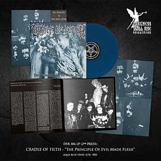 Cradle Of Filth - The Principle Of Evil Made Flesh Aqua Blue Vinyl Edition