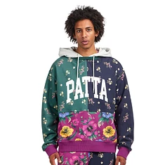 Patta - Floral Patchwork Hooded Sweater