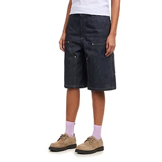 Carhartt WIP - W' Nixon Double Knee Short "Smith" Denim, 13.5 oz