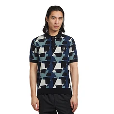 Fred Perry - Fragment Jacquard Knit Shirt