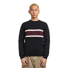 Fred Perry - Embroidered Panel Jumper