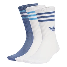adidas - 3-Stripes Crew Socks (Pack of 3)