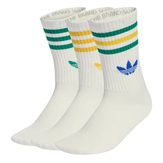 adidas - 3-Stripes Crew Socks (Pack of 3)