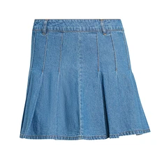 adidas - Denim Pleated Skirt
