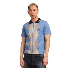 Rassvet - Argyle Zip Polo Knit