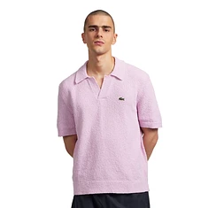 Lacoste - Bouclé Polo Collar Sweater