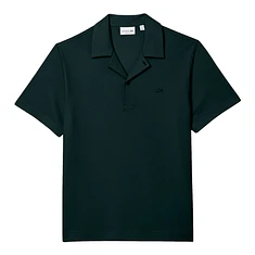 Lacoste - Textured Jersey Open Neck Polo
