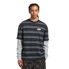Metalwood - Double Layer Striped T-Shirt